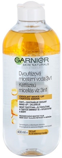 Garnier Skin Naturals kétfázisú micelláris víz 3 az 1-ben  400 ml