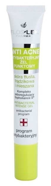 FlosLek Pharma Anti Acne antibakteriális gél helyi kezelésre  20 ml