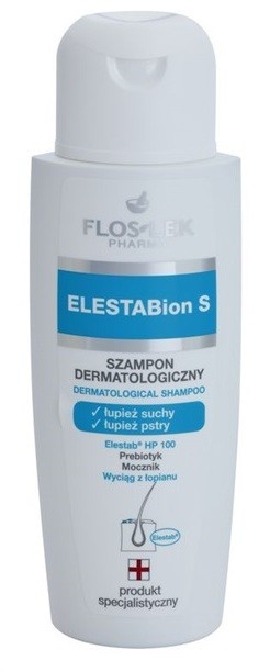 FlosLek Pharma ElestaBion S bőrgyógyászati sampon száraz korpa ellen  150 ml