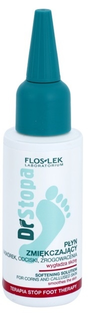 FlosLek Laboratorium Foot Therapy Lágyító folyadék bőrkeményedés, felfekvések és tyúkszem ellen  50 ml