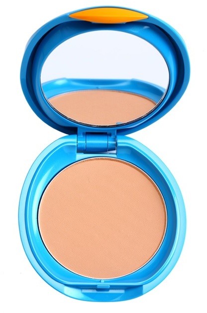 Shiseido Sun Foundation vízálló kompakt make - up SPF 30 árnyalat Light Ochre  12 g