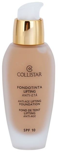 Collistar Foundation Anti-Age Lifting make-up liftinges hatással SPF 10 árnyalat 3 Cappuccino 30 ml