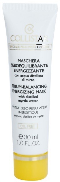 Collistar Special Combination And Oily Skins maszk zsíros bőrre  30 ml