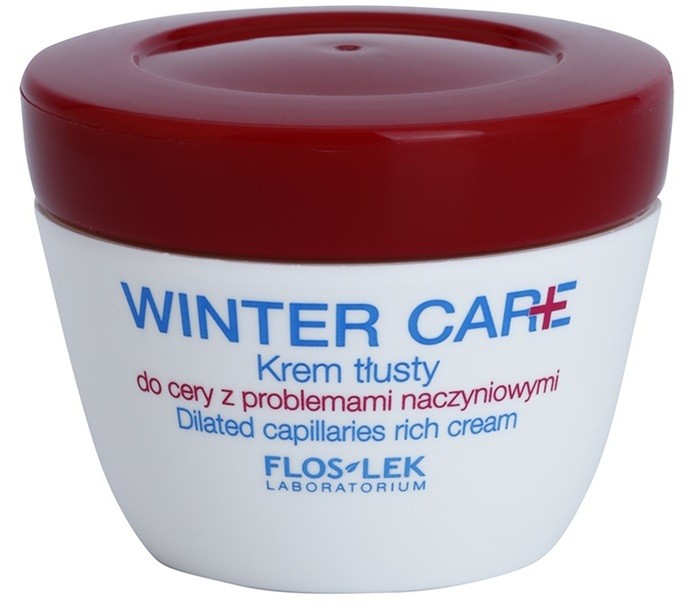 FlosLek Laboratorium Winter Care gazdag védőkrém Érzékeny, bőrpírra hajlamos bőrre  50 ml