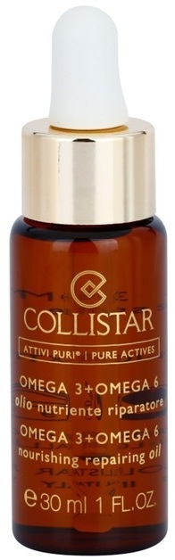 Collistar Pure Actives esszenciális olaj Omega 3 és 6 komplexszel  30 ml