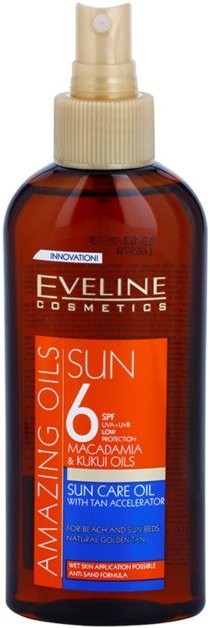 Eveline Cosmetics Sun Care napozó olaj spray -ben SPF 6  150 ml