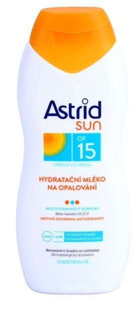 Astrid Sun hidratáló napozótej SPF 15  200 ml