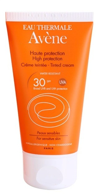 Avène Sun Sensitive védő tonizáló krém arcra SPF 30  50 ml