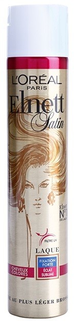 L’Oréal Paris Elnett Satin hajlakk a festett hajra UV filtrációval  300 ml