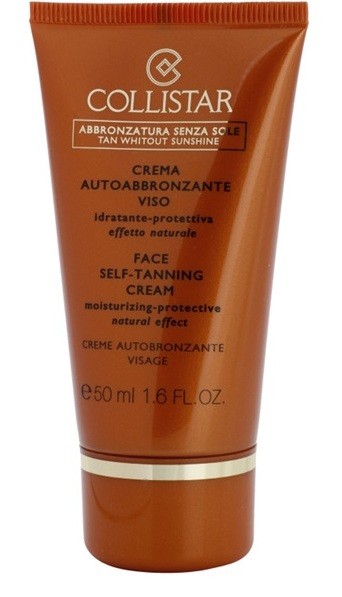 Collistar Self Tanners önbarnító arckrém  50 ml