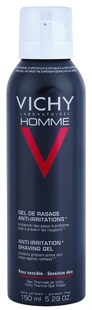 Vichy Homme Anti-Irritation borotválkozási gél érzékeny és irritált bőrre  150 ml