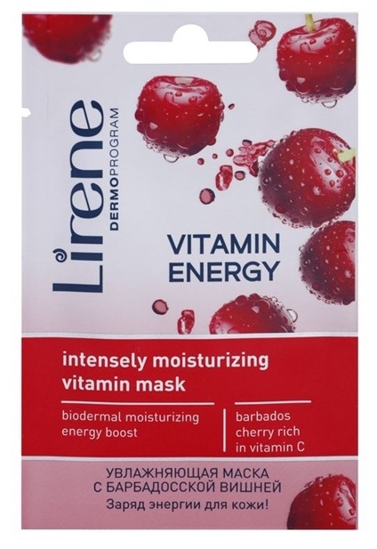 Lirene Vitamin Energy hidratáló vitaminos arcmaszk  8 ml