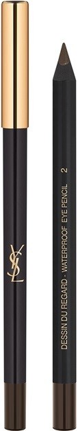 Yves Saint Laurent Dessin du Regard Waterproof vízálló szemceruza árnyalat 02 Brun Danger 1,2 g