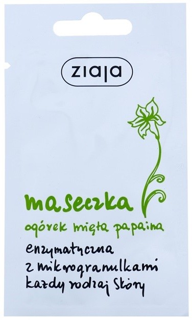 Ziaja Cucumber enzimes hámlasztó maszk  7 ml