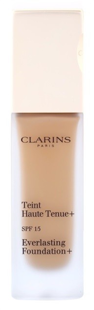 Clarins Face Make-Up Everlasting Foundation+ hosszan tartó folyékony make-up SPF 15 árnyalat 114 Cappuccino  30 ml