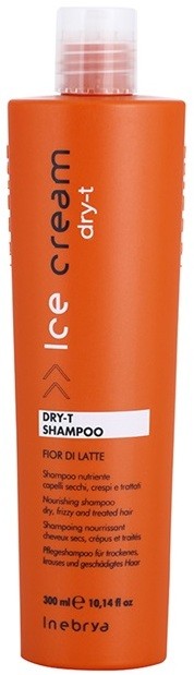Inebrya Ice Cream Dry-T tápláló sampon száraz és sérült hajra  300 ml