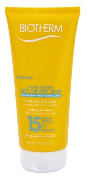 Biotherm Fluide Solaire hidratáló és védő folyadék SPF 15  200 ml