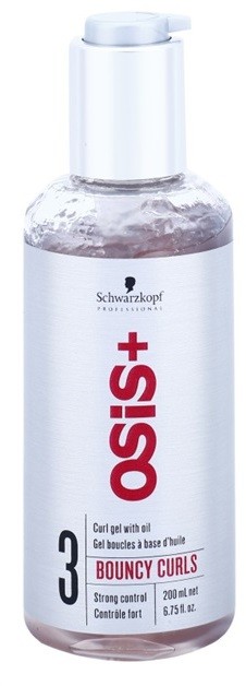 Schwarzkopf Professional Osis+ Bouncy Curls gél olaj hullámos hajra  200 ml