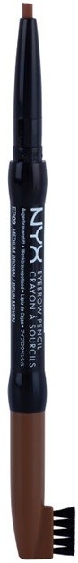 NYX Professional Makeup Auto Eyebrow szemöldök ceruza árnyalat 03 Medium Brown 0,25 g