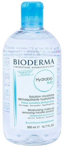 Bioderma Hydrabio H2O micelláris tisztító víz dehidratált bőrre  500 ml