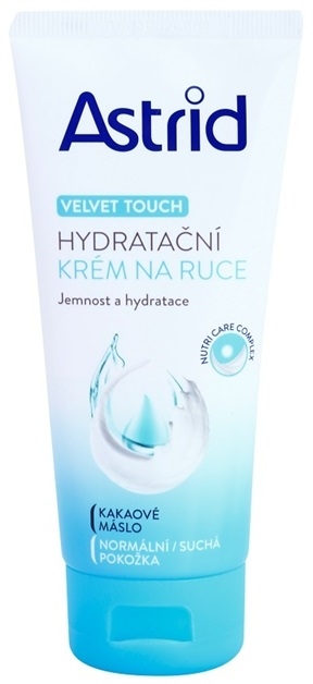Astrid Velvet Touch hidratáló kézkrém normál és száraz bőrre  100 ml