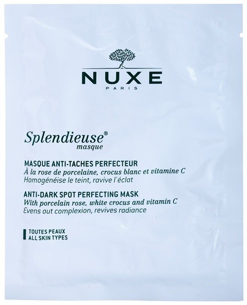 Nuxe Splendieuse maszk a pigment foltok ellen  21 g