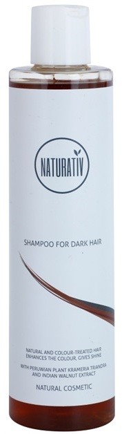 Naturativ Hair Care Dark természetes sampon a hajszín élénkítéséért  250 ml