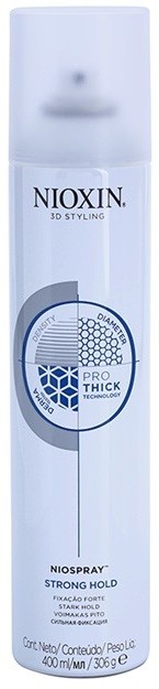 Nioxin 3D Styling Pro Thick hajlakk a formáért és a fixálásért  400 ml