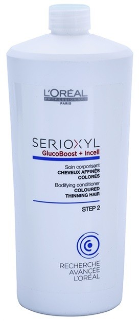 L’Oréal Professionnel Serioxyl GlucoBoost + Incell kondicionáló festett és ritkuló hajra  1000 ml