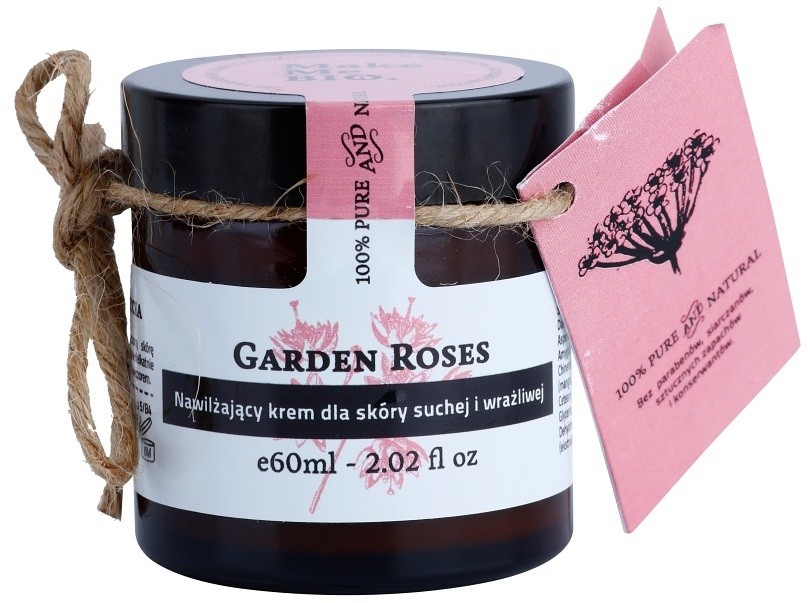Make Me BIO Face Care Garden Roses hidratáló krém száraz és érzékeny bőrre  60 ml