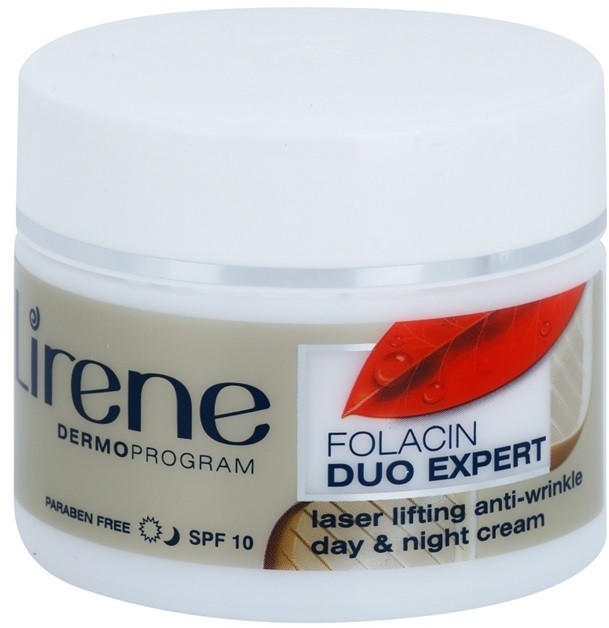 Lirene Folacin Duo Expert 50+ nappali és éjszakai liftinges krém SPF 10  50 ml