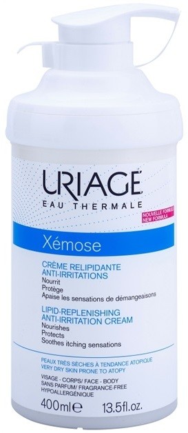 Uriage Xémose lipidfeltöltő nyugtató krém nagyon száraz, érzékeny és atópiás bőrre  400 ml