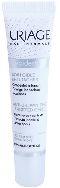 Uriage Dépiderm intenzív és koncentrált ápolás a pigment foltok ellen  15 ml