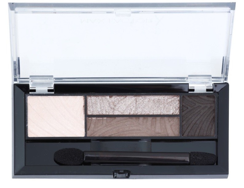 Max Factor Smokey Eye Drama Kit szemhéj- és szemöldökfestékek palettája applikátorral árnyalat 01 Opulent Nudes 1,8 g
