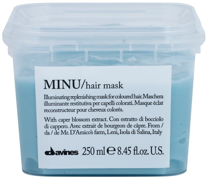Davines Minu Caper Blossom megújító maszk festett hajra  250 ml