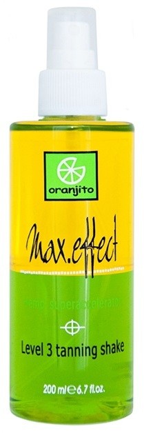 Oranjito Level 3 Shake kétfázisú barnító spray szoláriumba  200 ml