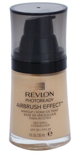 Revlon Cosmetics Photoready Airbrush Effect™ folyékony make-up SPF 20 árnyalat 003 Shell 30 ml