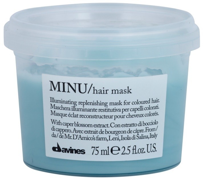 Davines Minu Caper Blossom megújító maszk festett hajra  75 ml