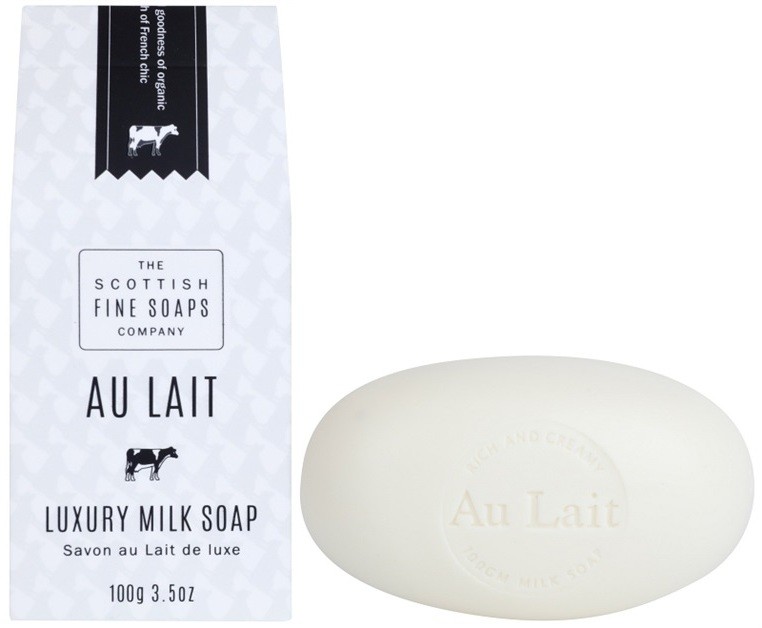 Scottish Fine Soaps Au Lait hidratáló szappal tejjel  100 g