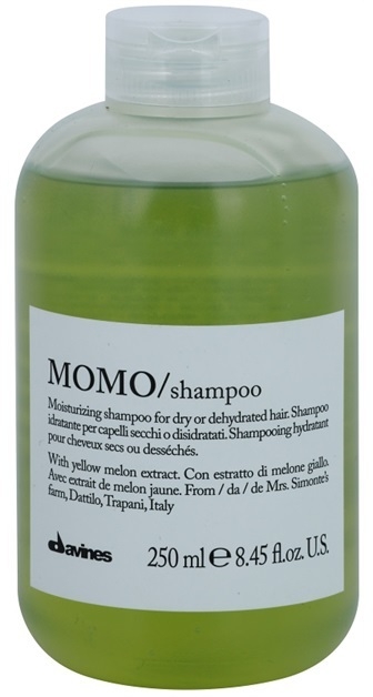 Davines Momo Yellow Melon hidratáló sampon száraz hajra  250 ml