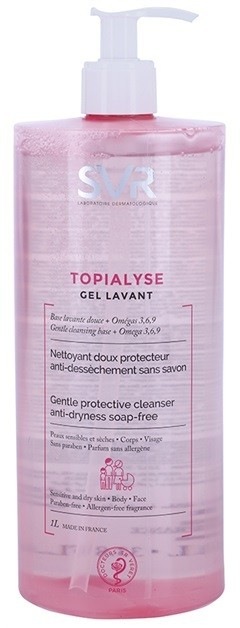 SVR Topialyse tisztító gél száraz és érzékeny bőrre  1000 ml
