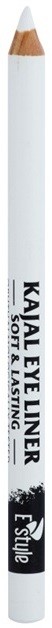 E style Soft & Lasting kajal szemceruza árnyalat 01 White 1,6 g