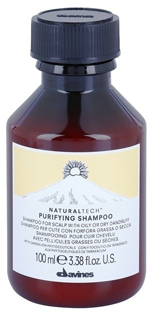 Davines Naturaltech Purifying tisztító sampon korpásodás ellen  100 ml