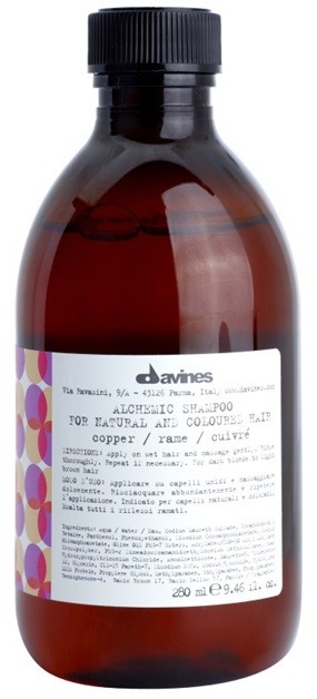 Davines Alchemic Copper sampon a hajszín élénkítéséért  280 ml