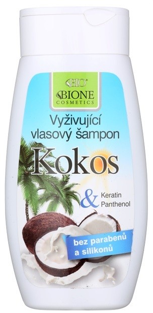 Bione Cosmetics Coconut tápláló sampon minden hajtípusra  260 ml