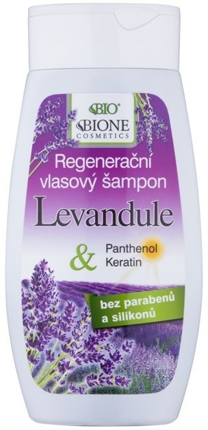 Bione Cosmetics Lavender regeneráló sampon minden hajtípusra  260 ml