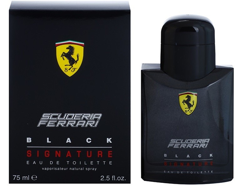 Ferrari Scuderia Ferrari Black Signature eau de toilette férfiaknak 75 ml