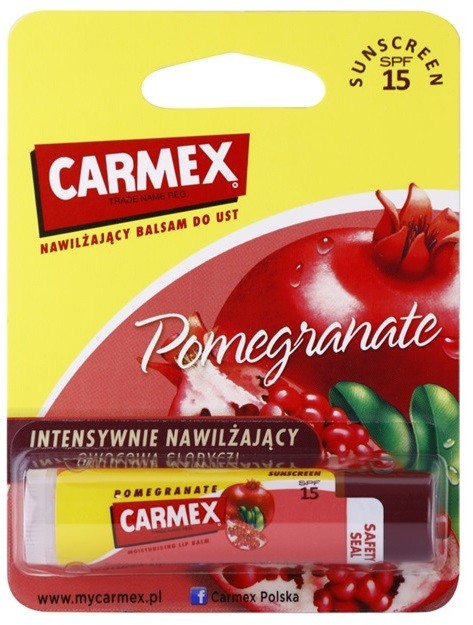Carmex Pomegranate hidratáló ajakbalzsam ceruzában SPF 15  4,25 g