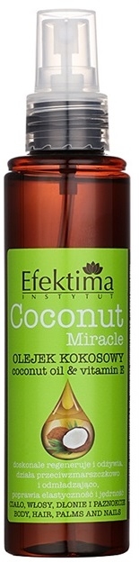 Efektima Institut Coconut Miracle regeneráló olaj arcra, testre és hajra  150 ml