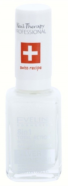 Eveline Cosmetics Nail Therapy Professional körömkondicionáló csillámporral  12 ml